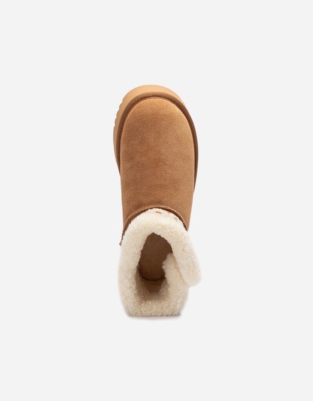 Ozwear Connection Uggs - Ugg Bondi Matelasse Platform Shearling Mini Boot