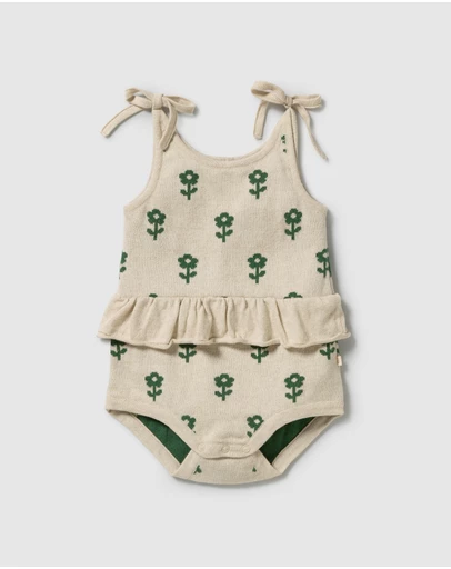 Wilson & Frenchy - Organic Knitted Jacquard Playsuit