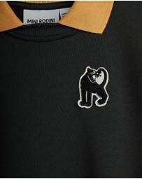 Mini Rodini - Panther Patch Collar Sweatshirt - Babies-Teens