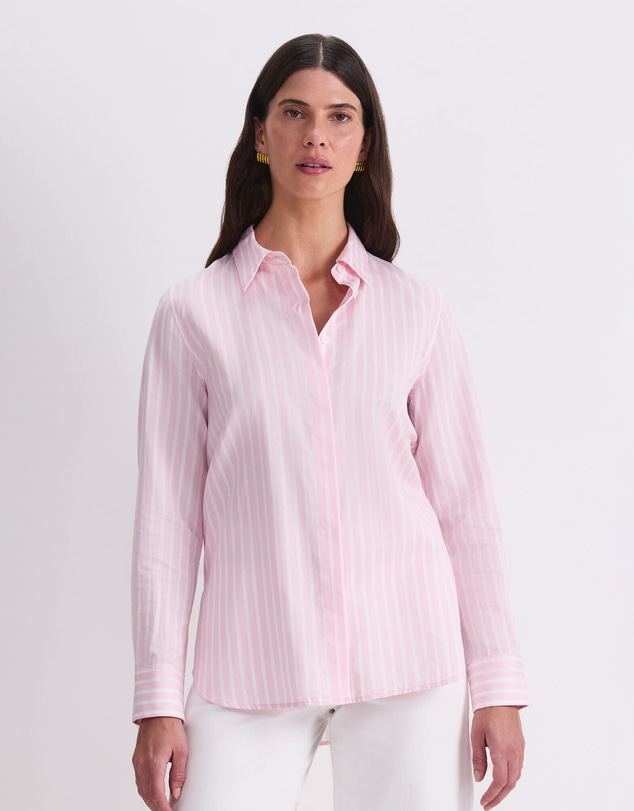 Sportscraft - Hannah Stripe Cotton Silk Shirt