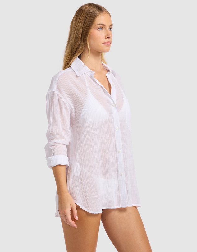 Seafolly - Crinkle Gauze Shirt