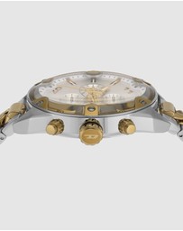 Diesel - Spiked Two Tone Chronograph Watch