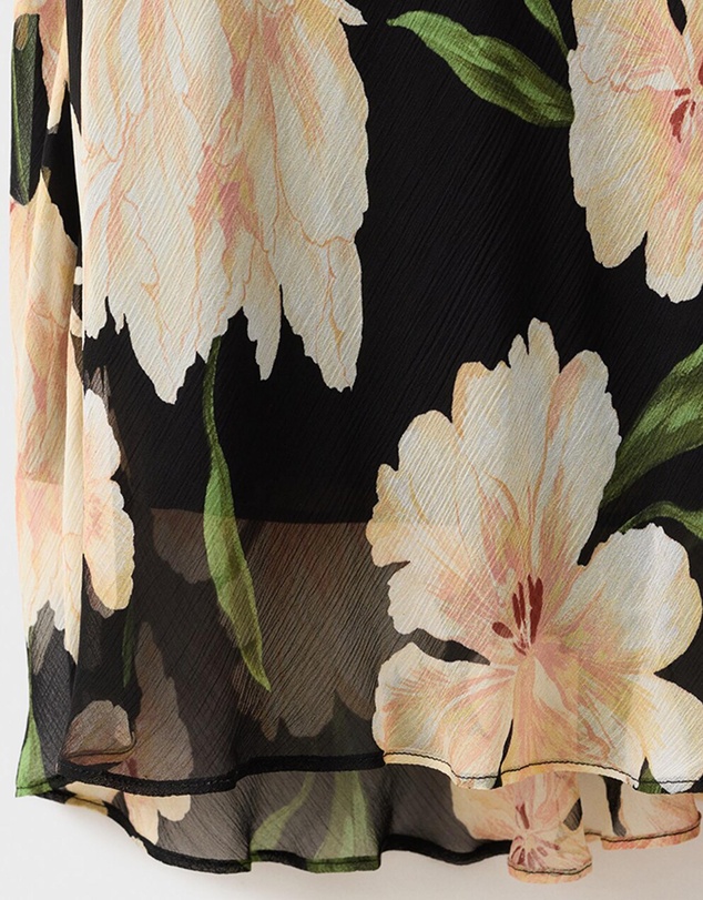 M.N.G - Floral-Print Dress With Ruffle Detail