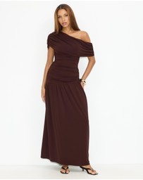 Dazie - Elva Asymmetrical Maxi Dress