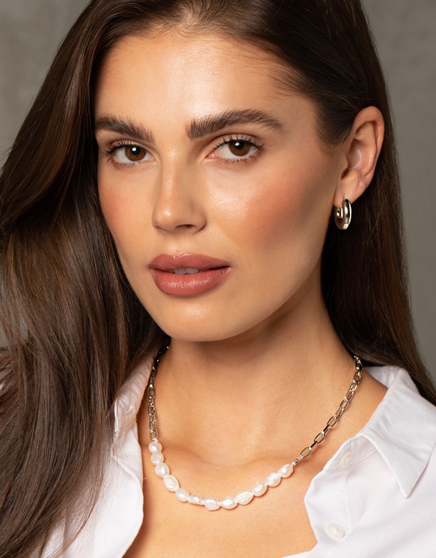 Mestige - De Sol Hoops - Silver Plated