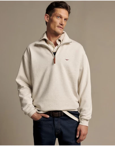 R.M.Williams - Mulyungarie Quarter Zip Sweatshirt