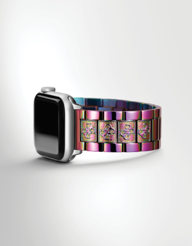 GUESS - Guess Apple Band - Anna Iridescent Gold Logo 38-40mm
