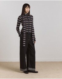 Damson Madder - Anelis Cotton Merino Blend Cardigan