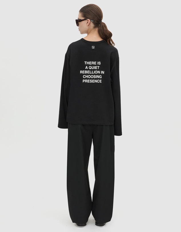 C&M CAMILLA AND MARC - Larissa Long Sleeve Logo Tee