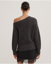 Witchery - Fluffy Asymmetric Knit