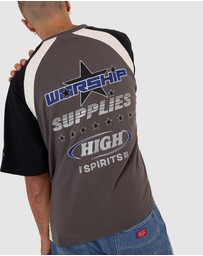 Worship - Shooter Oversize Raglan Tee