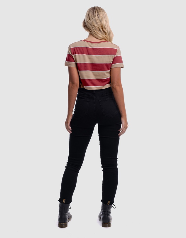 DVNT - Read Between Crop Top