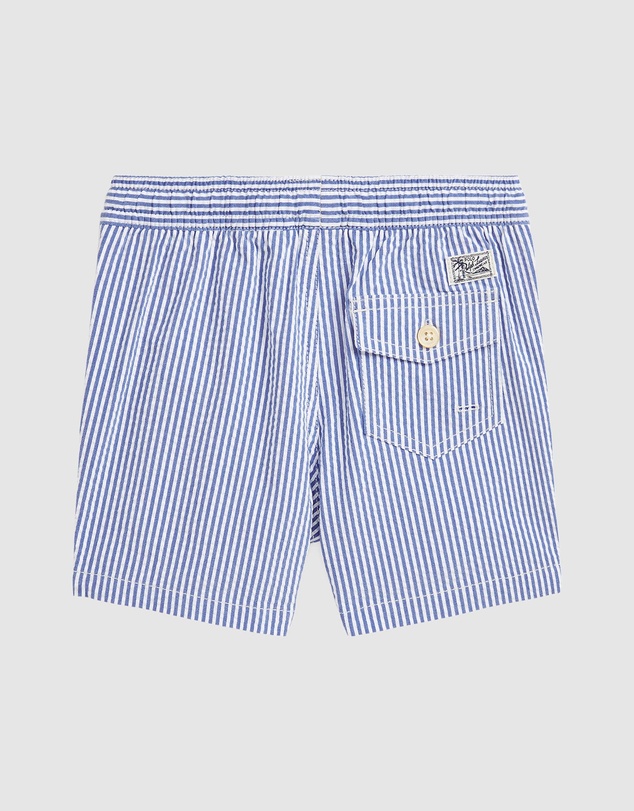 Polo Ralph Lauren - Traveler Stretch Seersucker Swim Trunks - Kids