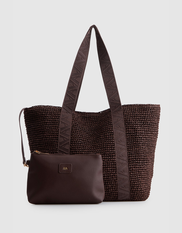 AYA - Fallon Large Straw Tote Bag