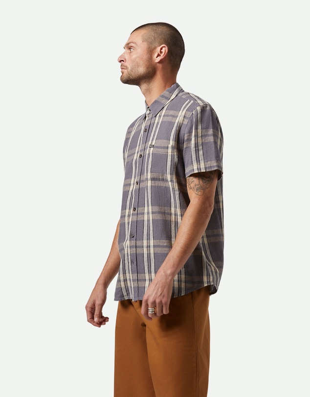 Brixton - Charter Linen Blend Short Sleeve Shirt