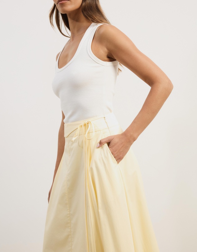 Atmos&Here - Tova Belt Detail Maxi Skirt