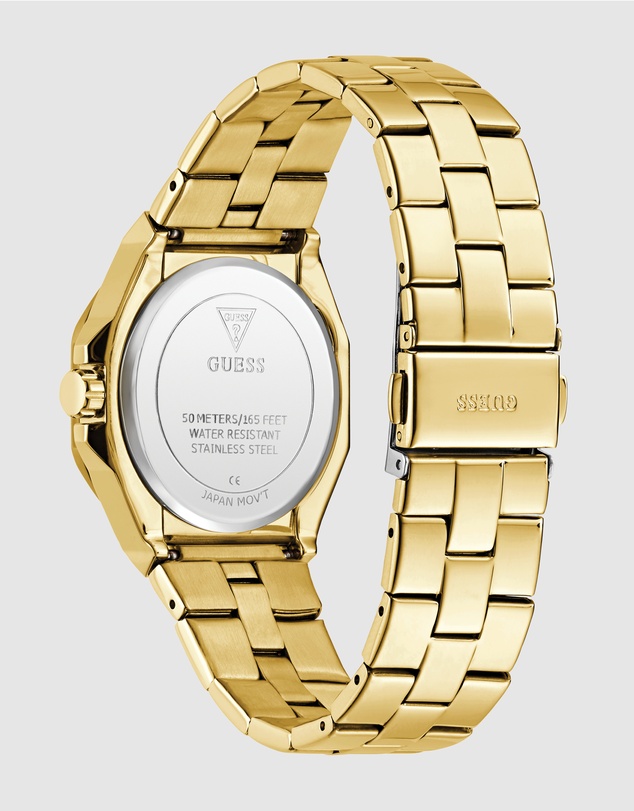 GUESS - Guess Ladies Gold Tone 34mm Analogue Watch