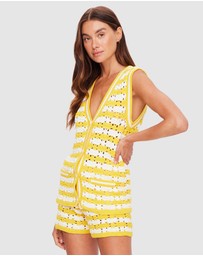 The Upside - Goldie Watson Crochet Vest