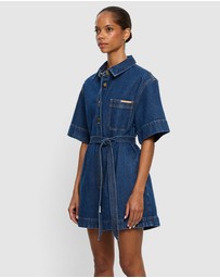 KIVARI - Indie Denim Playsuit