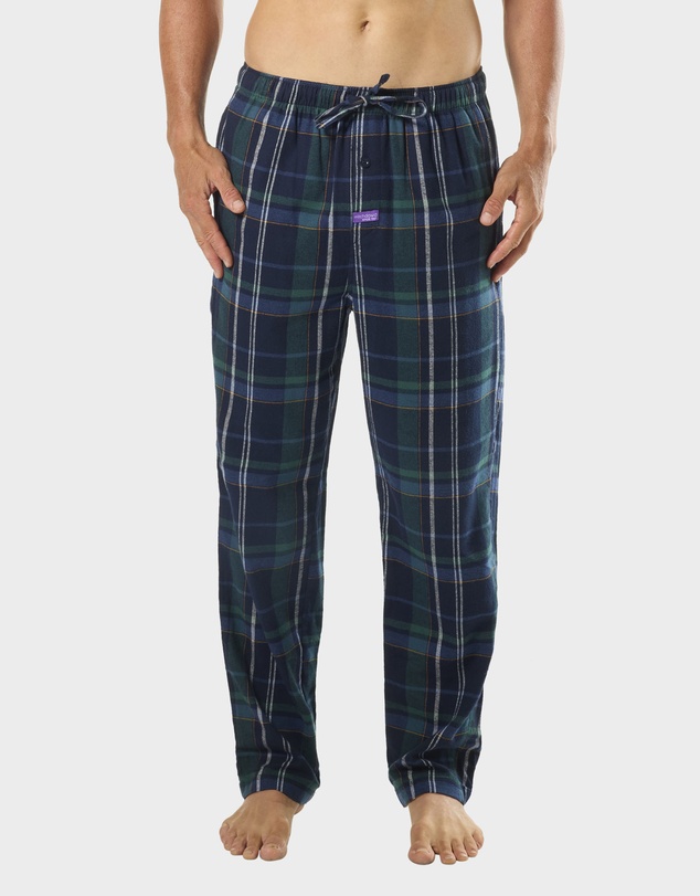 Mitch Dowd - Mens Ice Tea Flannel Sleep Pants - Mid Blue