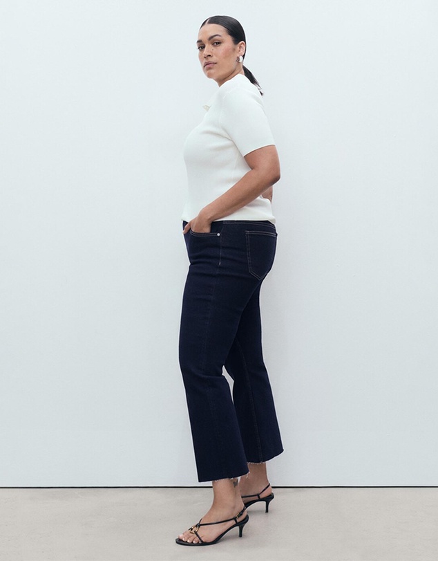 M.N.G - Sienna Flared Cropped Jeans