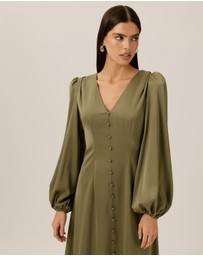 Tussah - Florence LS Satin Midi Dress