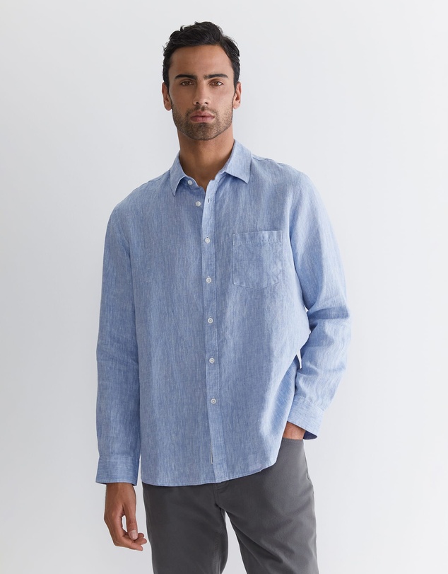Sportscraft - Long Sleeve Linen Shirt
