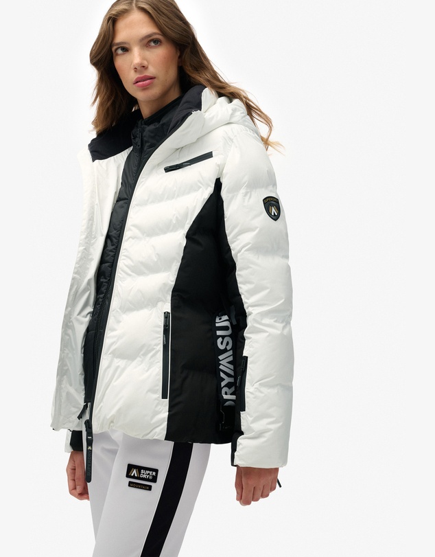 Superdry - Luxe Belted Ski Padded Slim Fit Jacket
