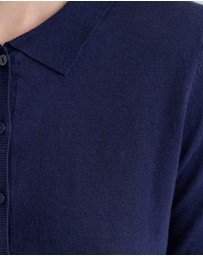 Oxford - Edwina Silk Blend Polo Collar Knit