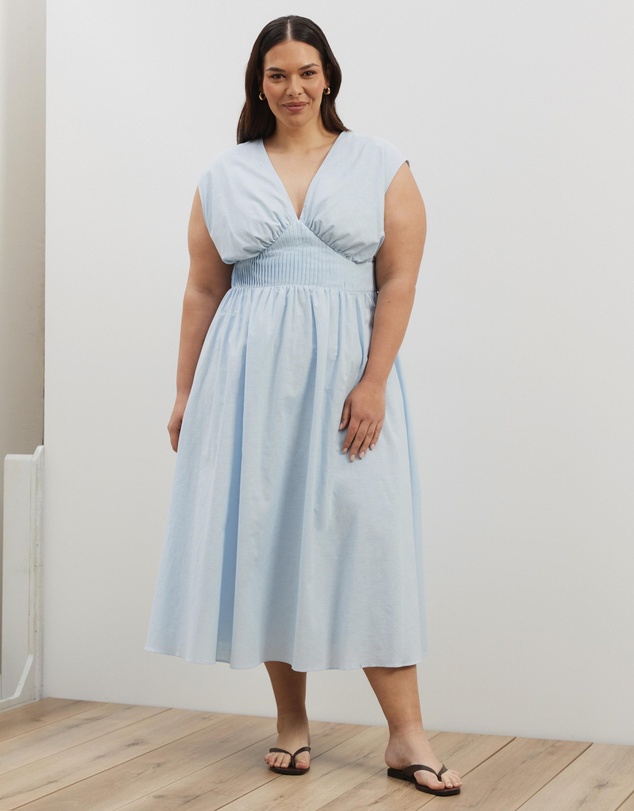 Atmos&Here Curvy - Zara Waisted Midi Dress