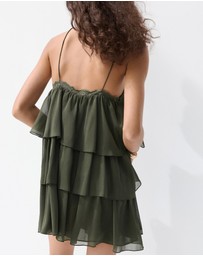 M.N.G - Short Ruffled Dress