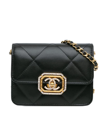 Pre-Loved by Azura Reborn - Pre-Loved Chanel Mini Flap Bag Diamond Quilted Style