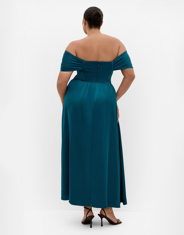 City Chic - Angel Love Off Shoulder Maxi Dress