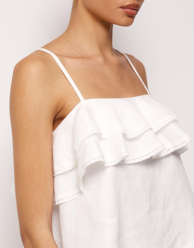 AERE - Ruby Linen Top