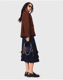 Maje - Vuede Leather Blazer