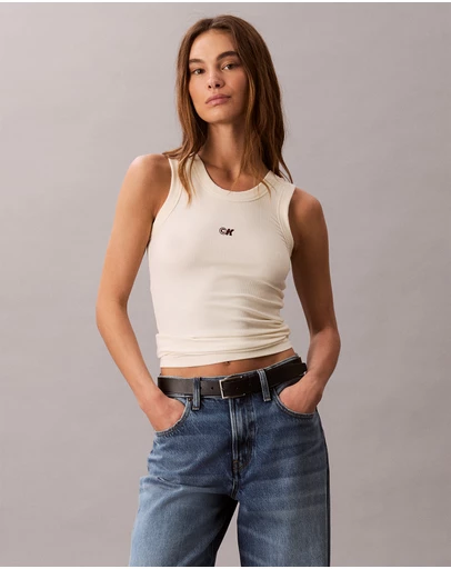Calvin Klein Jeans - Modal Stretch Rib Tank Top
