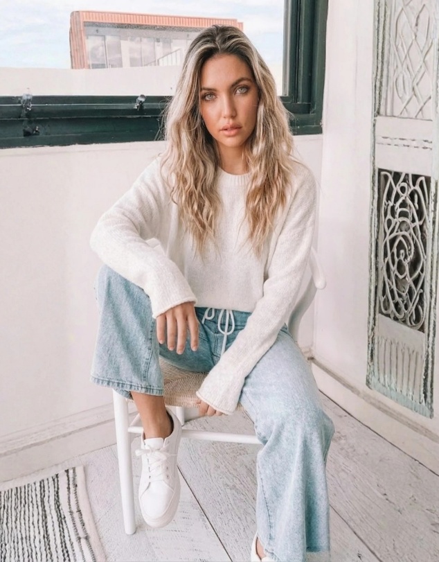 Esther & Co - Joansy Knit - White