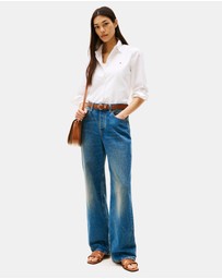 Tommy Hilfiger - Logo Strap Mules - Women's