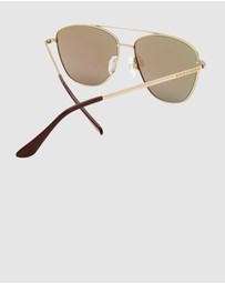 Hawkers Co - HAWKERS - Gold Clear Blue LAX Sunglasses for Men and Women UV400