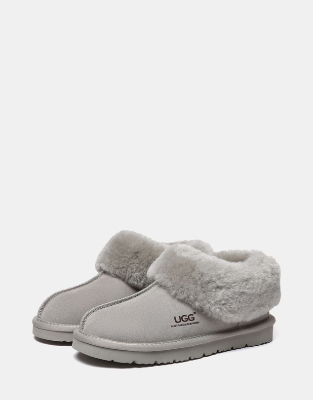 EVERAU - Australian Shepherd Ugg Homey Special Cow Suede Upper House Shoes