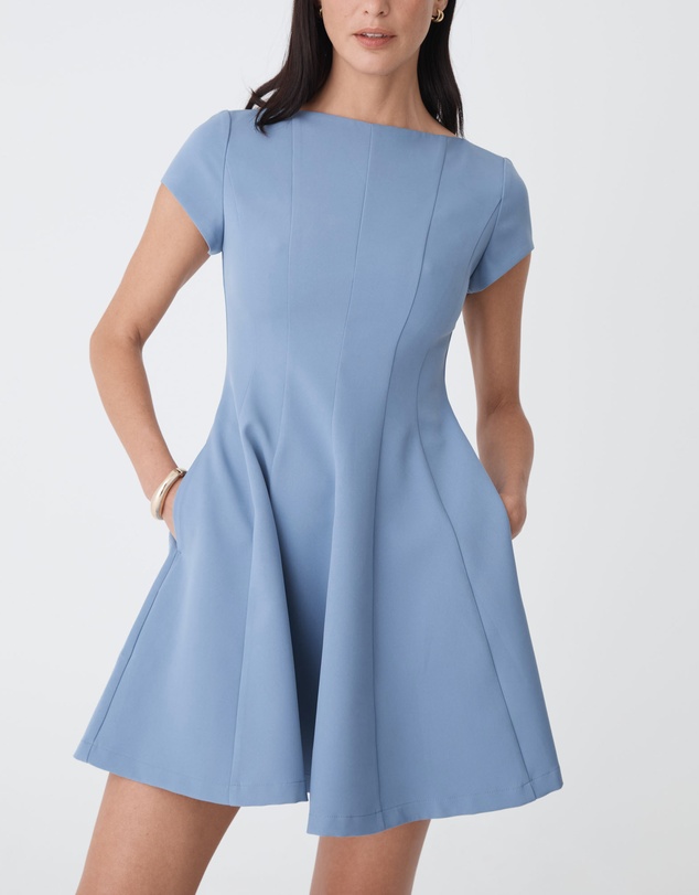 Forcast - Darcy Short Sleeve Panel Dress