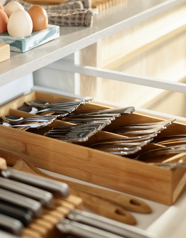 Joseph Joseph - DrawerStore™ Bamboo Large Compact Cutlery Organiser