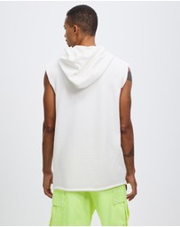 Surrounded By Ghosts - The Anandite French Terry Sleeveless Hoodie