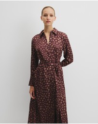 Country Road - Fluid Print Wrap Dress