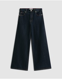 Tommy Hilfiger - Denim Rinse 70's Wide Leg High Waist Jeans