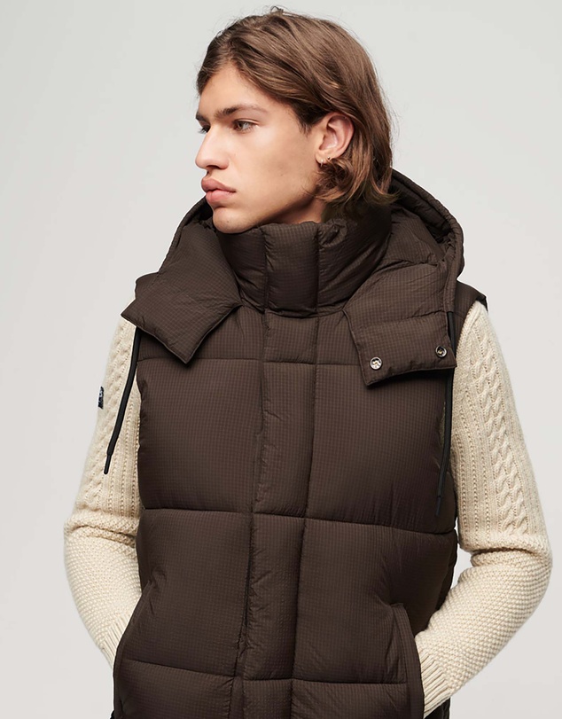 Superdry - Hooded Ripstop Puffer Gilet