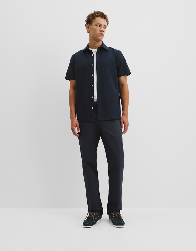 Country Road - Short Sleeve Relaxed Good Earth Cotton Oxford Shirt