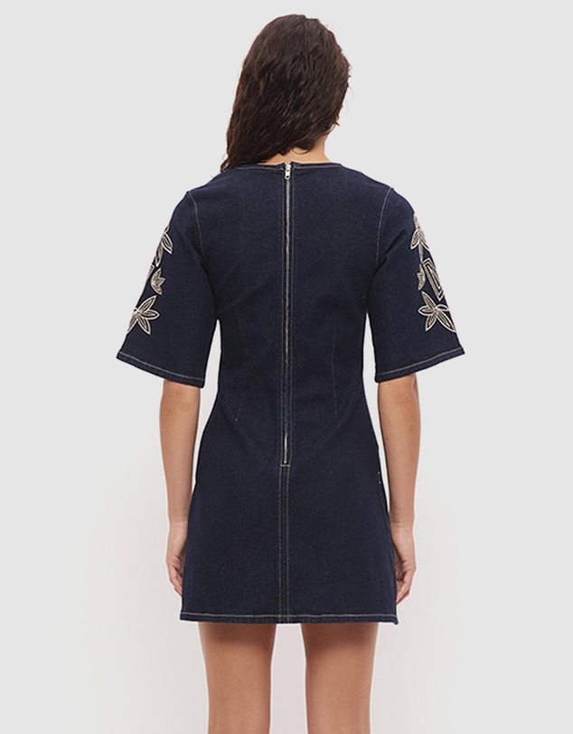 MON RENN - Cora Denim Mini Dress