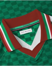 Tommy Hilfiger - Geometric Flag Print SS Rugby Shirt