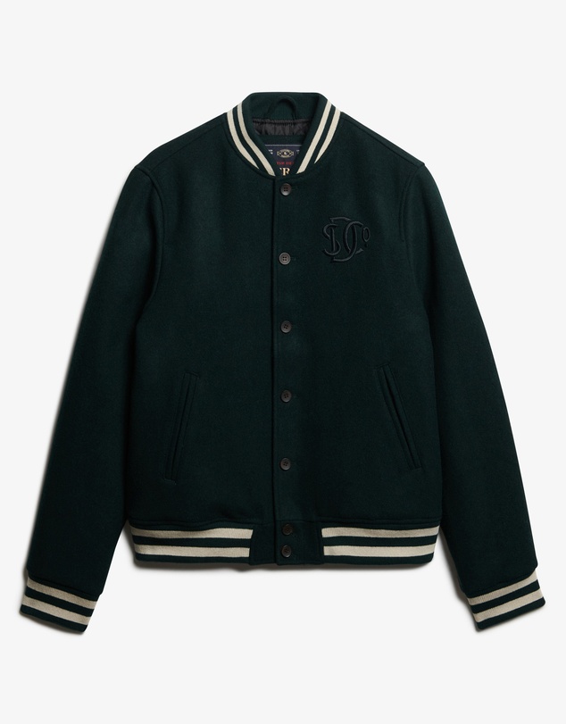 Superdry - Varsity Monogram Wool Bomber